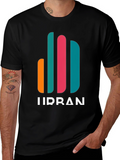 Urban Graphic Tee - Modern Stripe Design