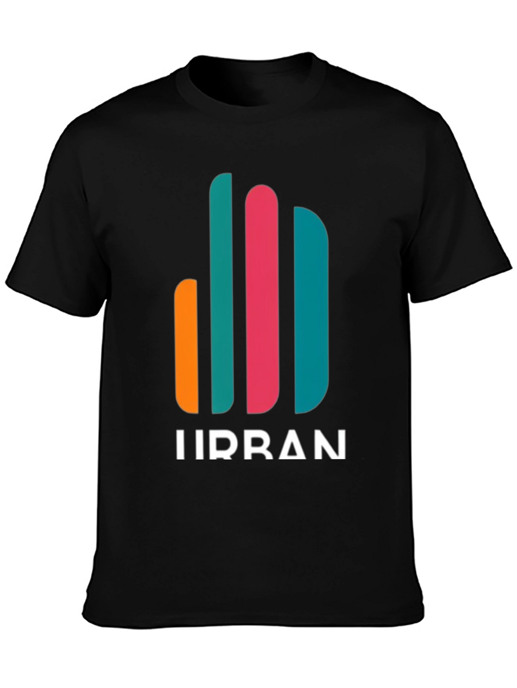 Urban Graphic Tee - Modern Stripe Design