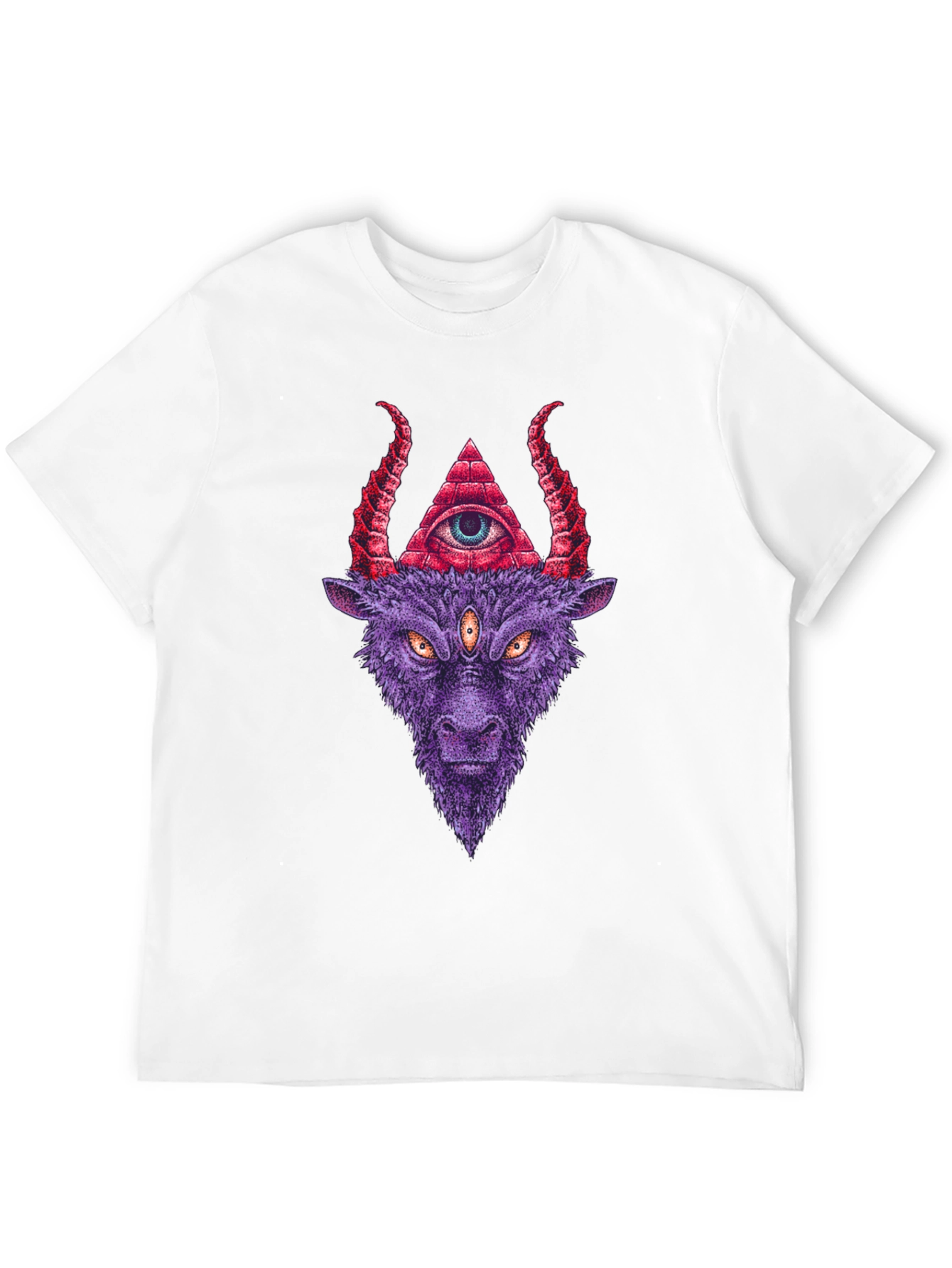 Baphomet Graphic T-Shirt - Occult Style Tee