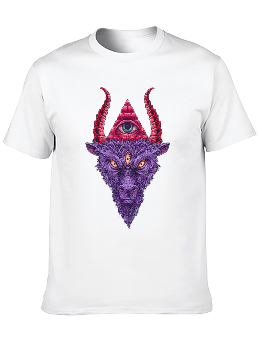 Baphomet Graphic T-Shirt - Occult Style Tee