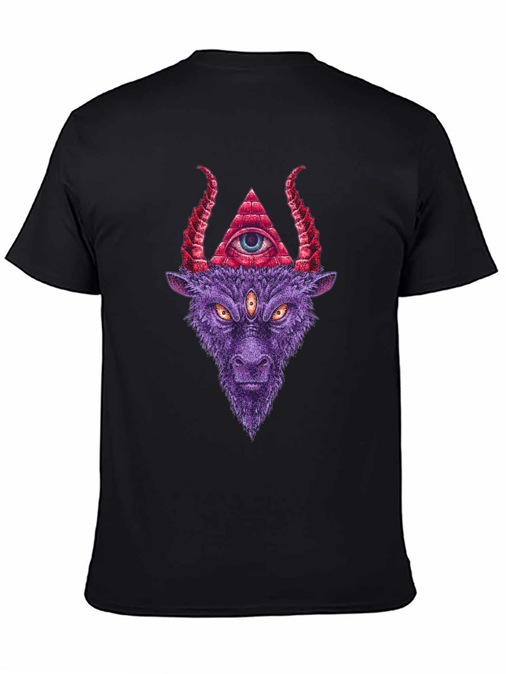 Baphomet Graphic T-Shirt - Occult Style Tee