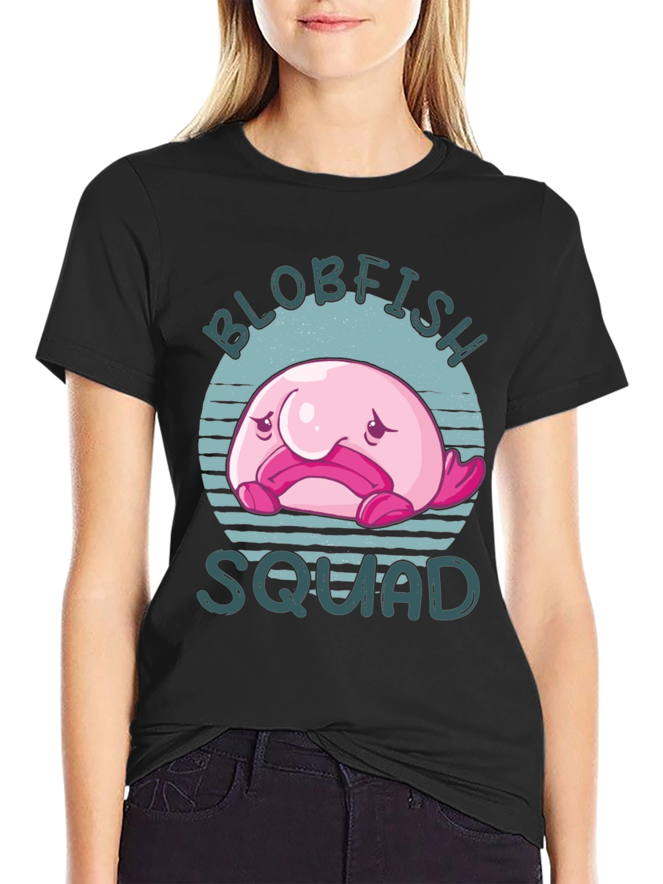 Blobfish Squad T-Shirt - Funny Graphic Tee