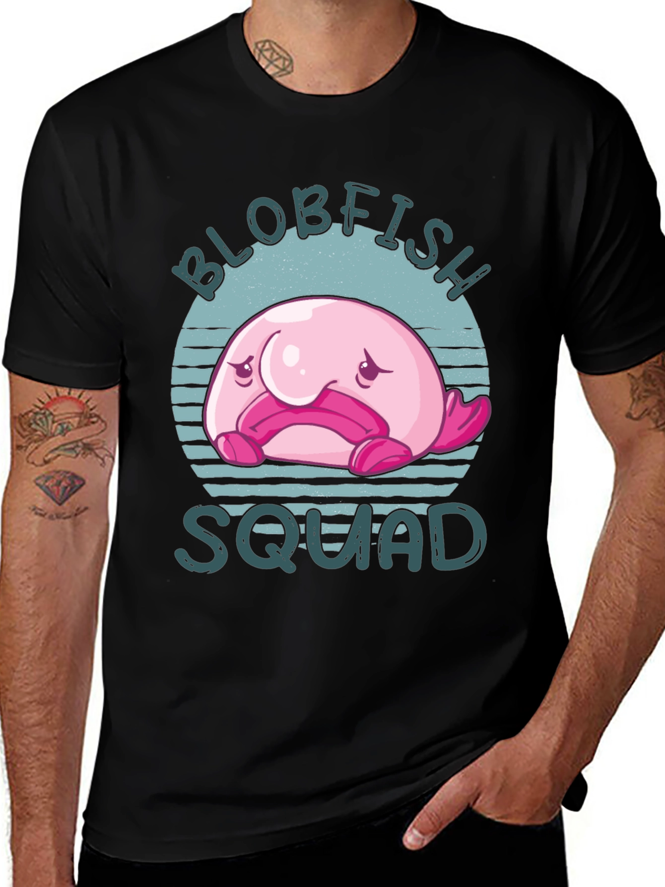 Blobfish Squad T-Shirt - Funny Graphic Tee