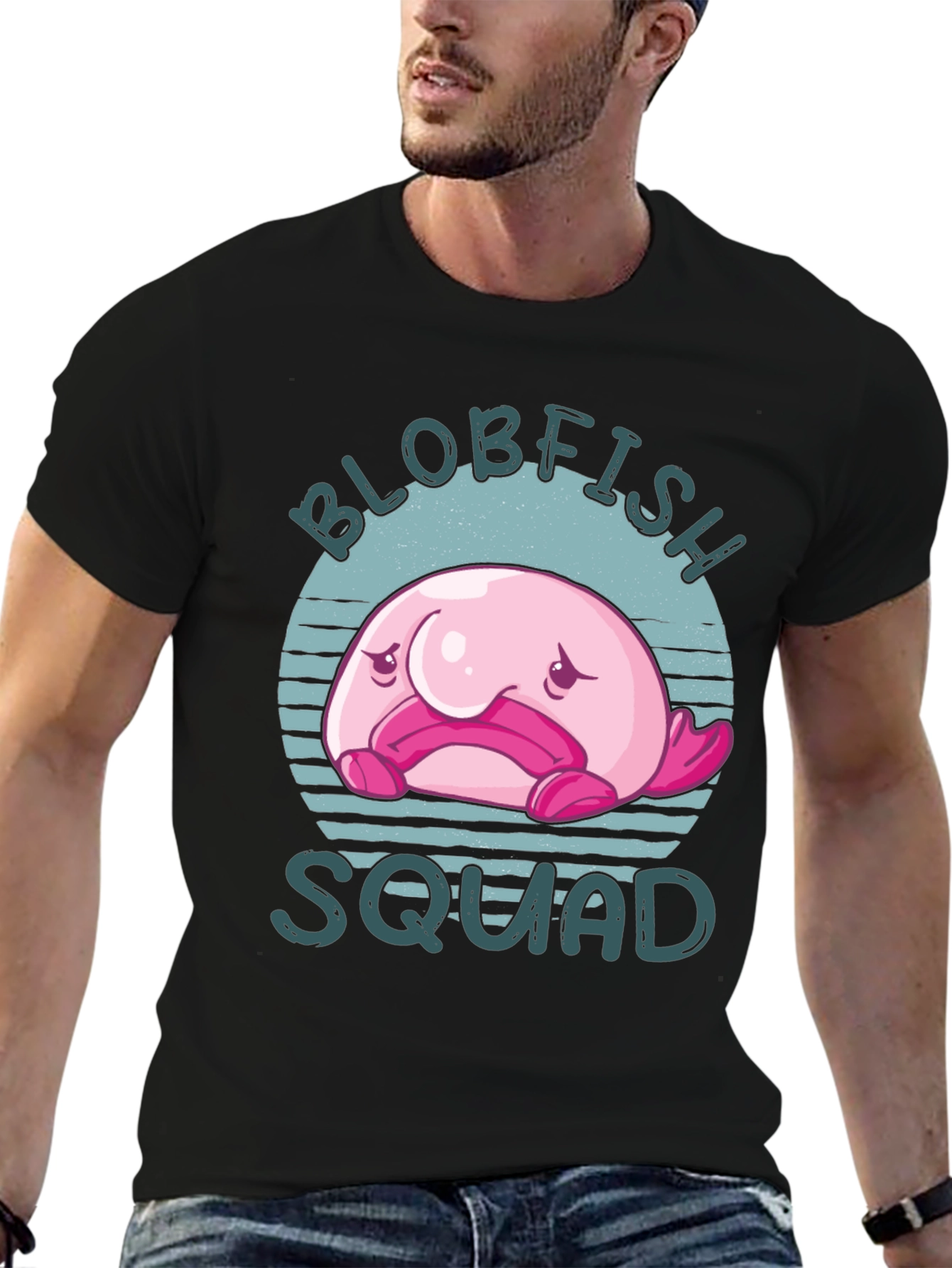 Blobfish Squad T-Shirt - Funny Graphic Tee