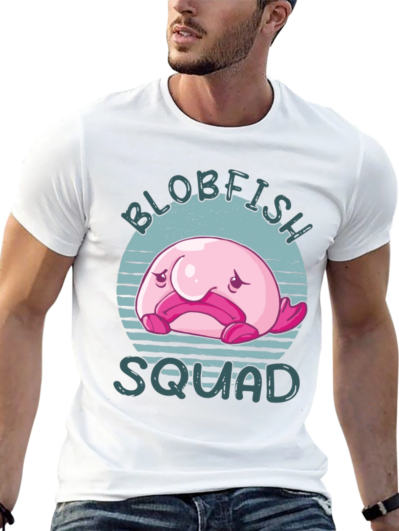 Blobfish Squad T-Shirt - Funny Graphic Tee