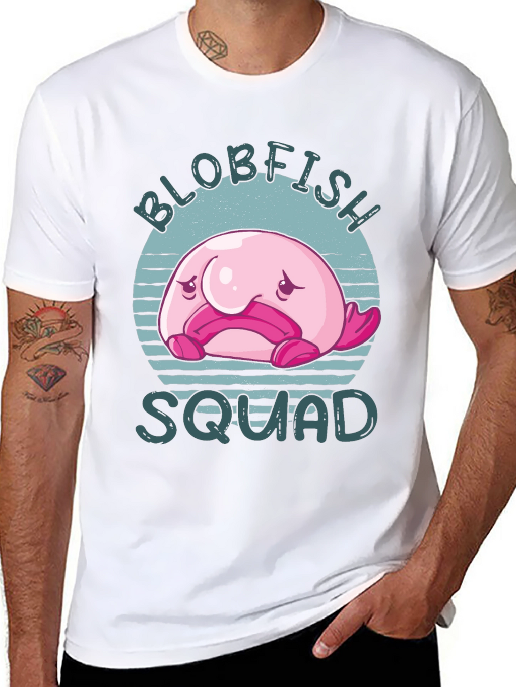 Blobfish Squad T-Shirt - Funny Graphic Tee