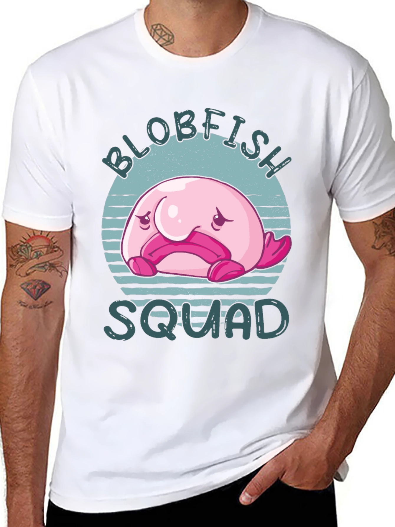 Blobfish Squad T-Shirt - Funny Graphic Tee
