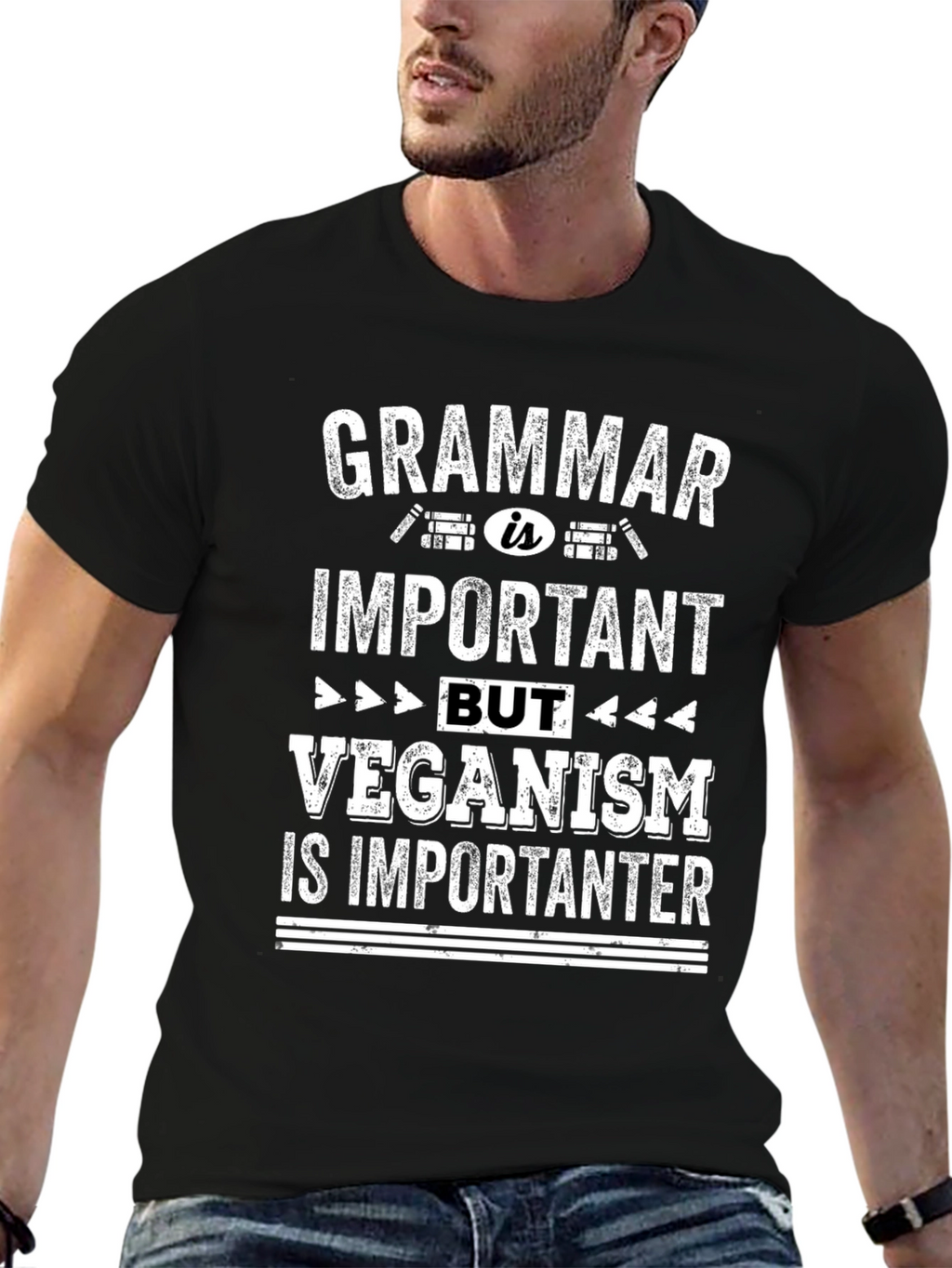 Grammar Veganism Graphic Tee