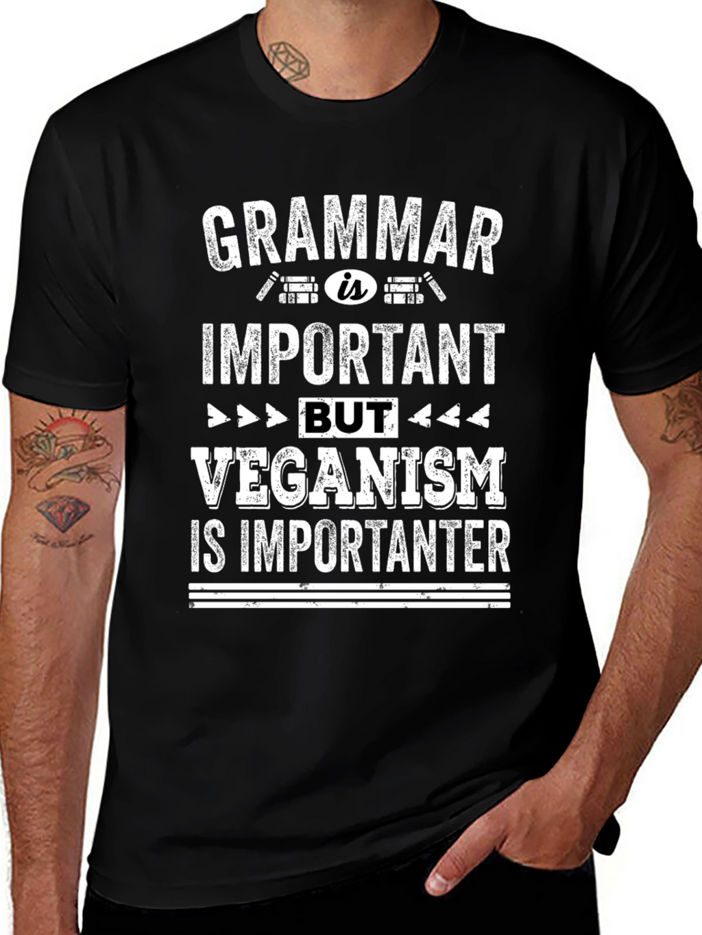 Grammar Veganism Graphic Tee