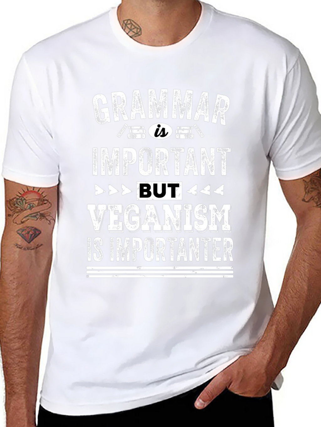 Grammar Veganism Graphic Tee