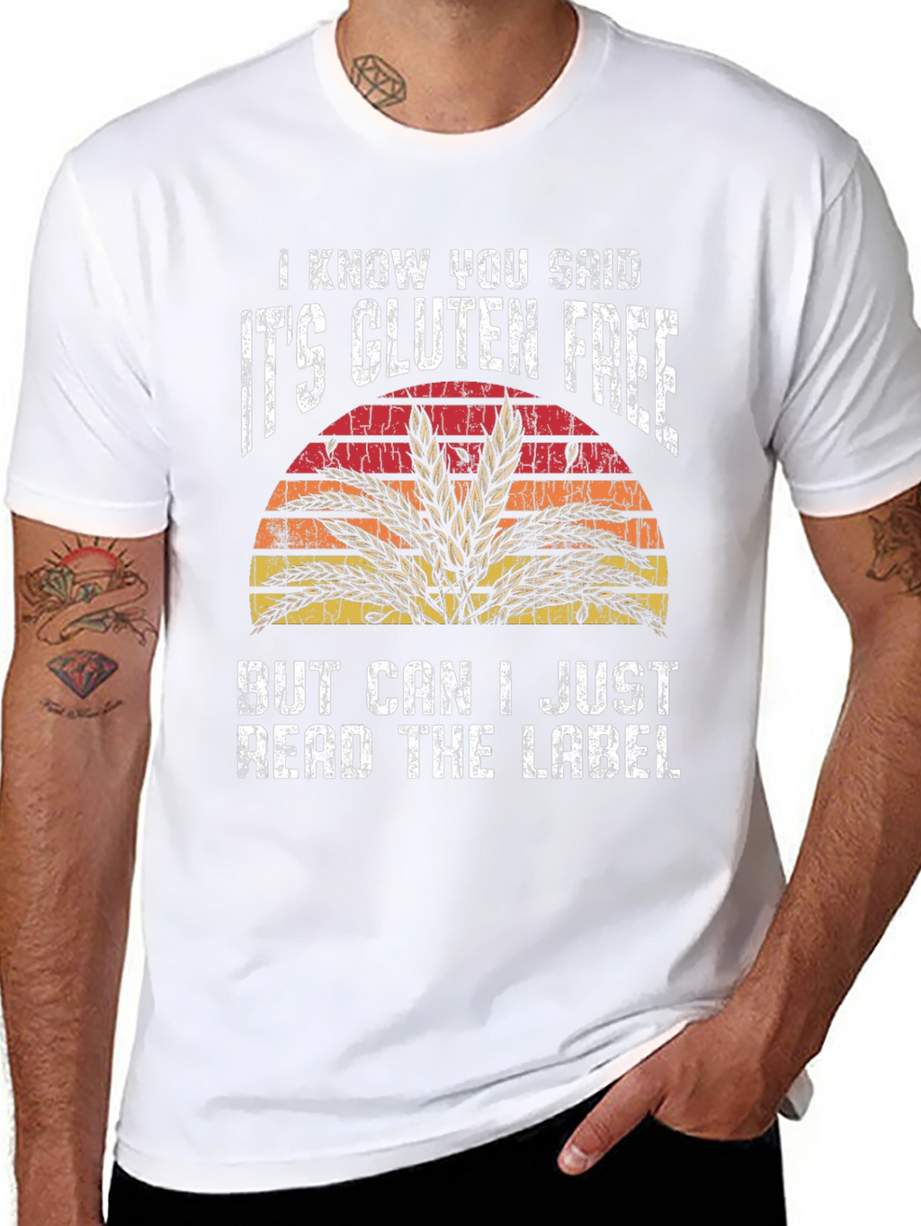 Gluten-Free T-Shirt - Read the Label!
