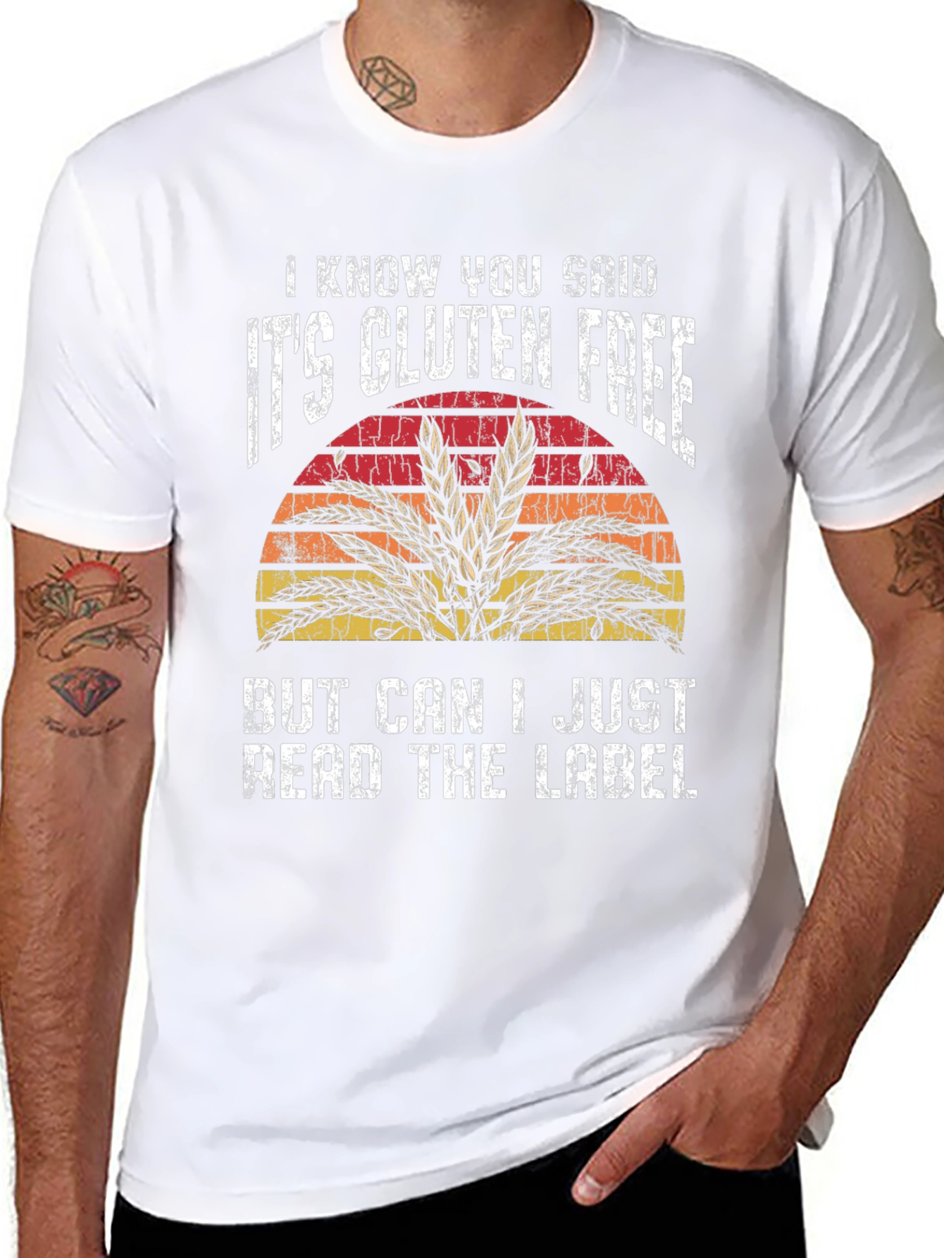 Gluten-Free T-Shirt - Read the Label!