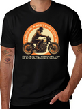 Motorcycle Therapy T-Shirt - Ride in Style