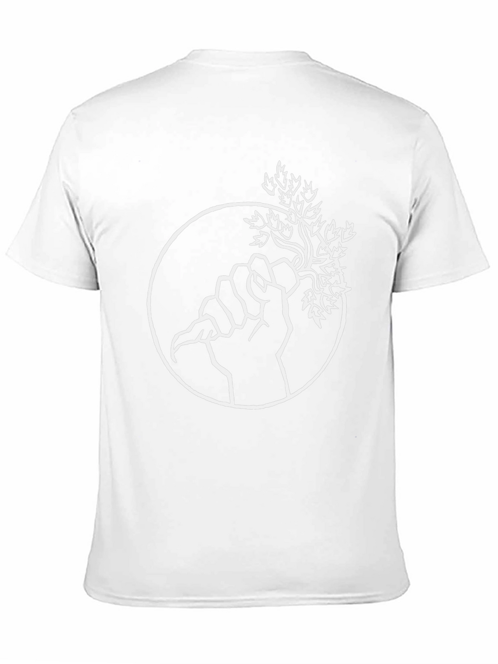 Natures Grip Tee - Black Cotton Graphic Shirt