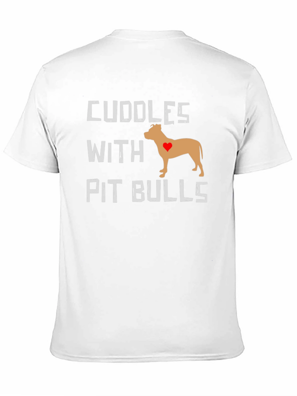Cuddles With Pit Bulls Graphic T-Shirt