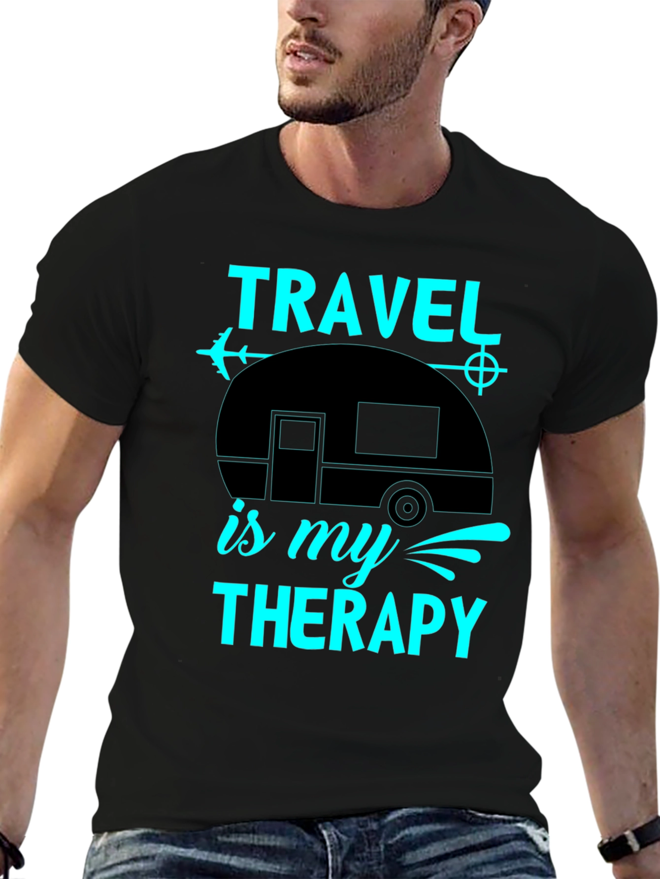 Travel is My Therapy T-Shirt - Adventure Tee