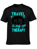 Travel is My Therapy T-Shirt - Adventure Tee