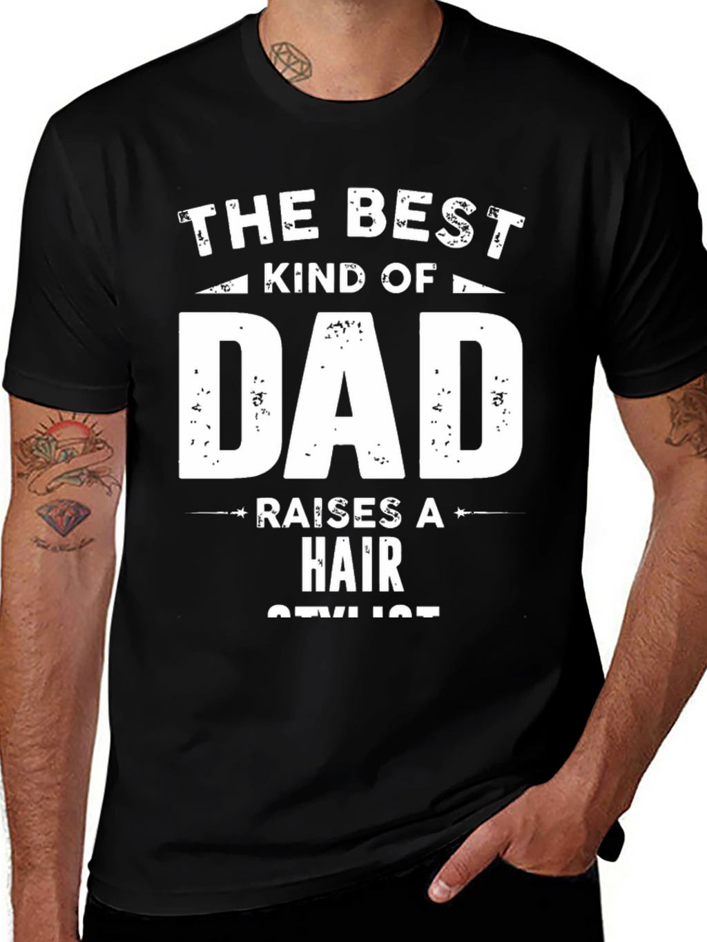 Best Kind of Dad Hair Stylist T-Shirt