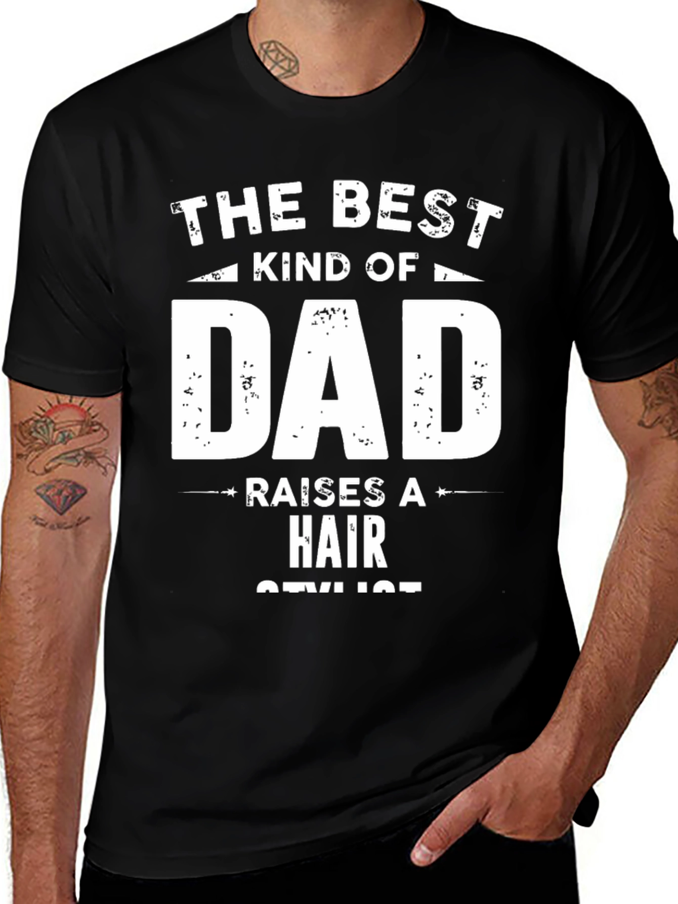 Best Kind of Dad Hair Stylist T-Shirt
