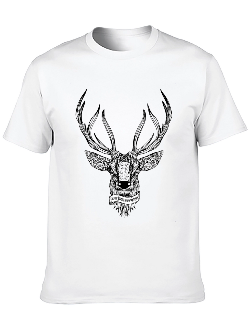 Deer Graphic Print T-Shirt