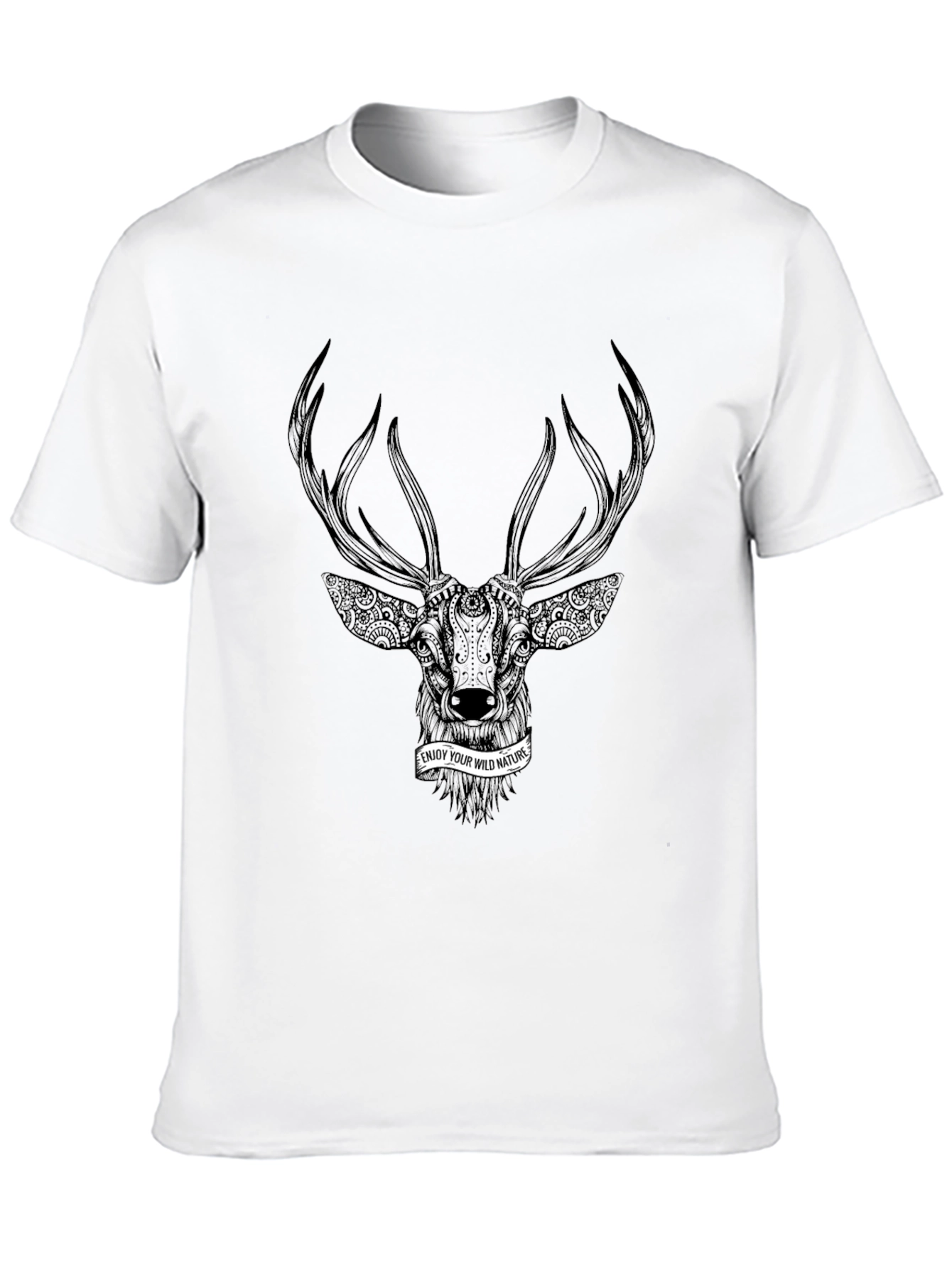 Deer Graphic Print T-Shirt