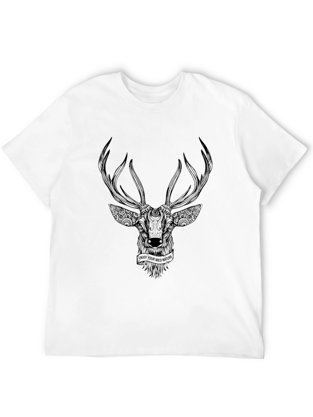 Deer Graphic Print T-Shirt