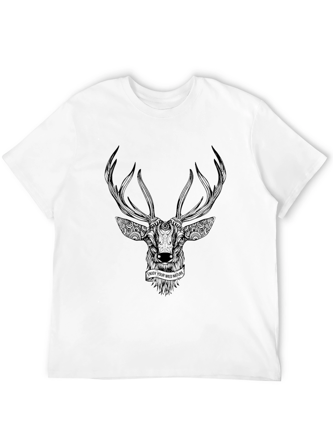 Deer Graphic Print T-Shirt