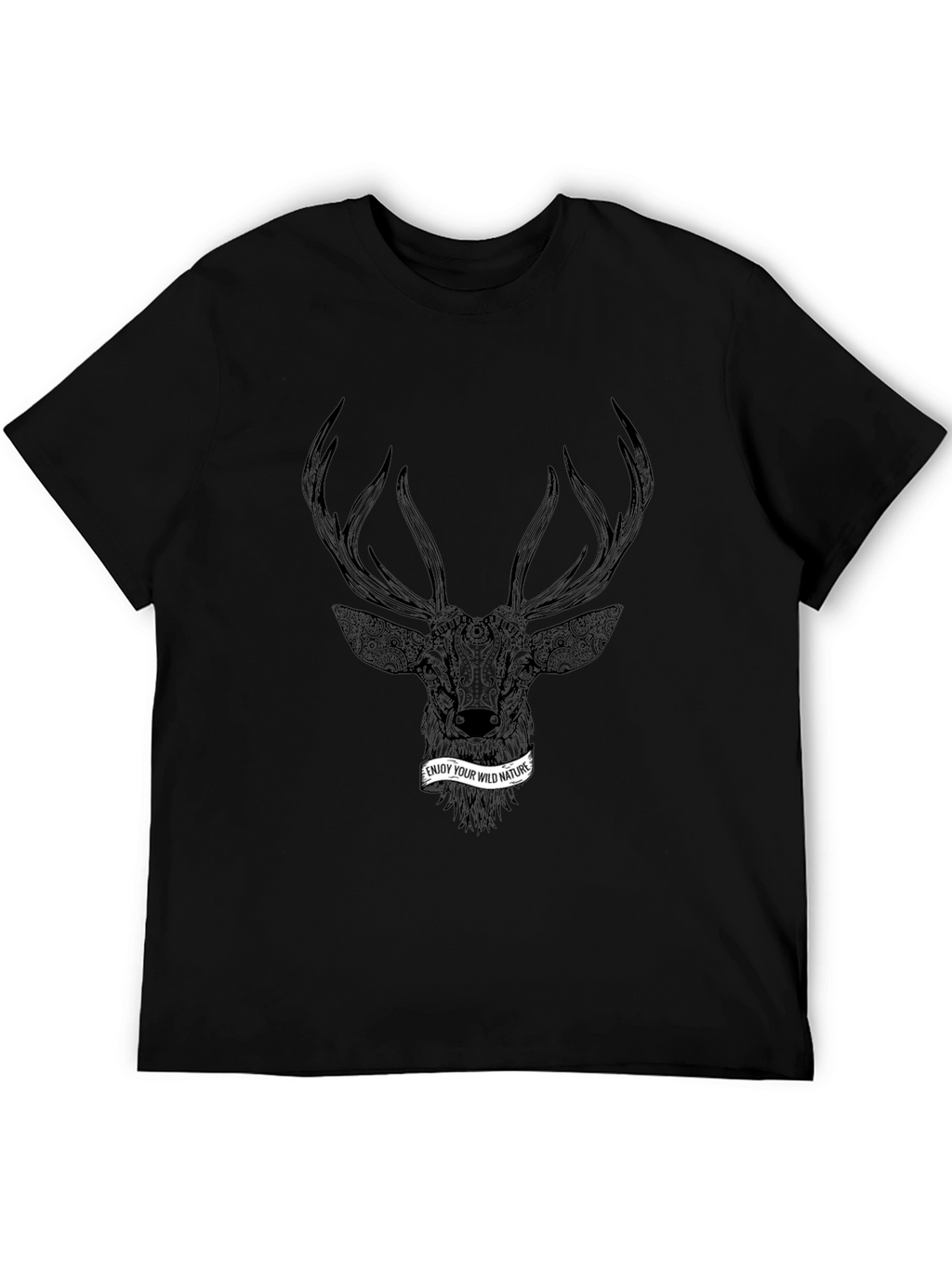 Deer Graphic Print T-Shirt