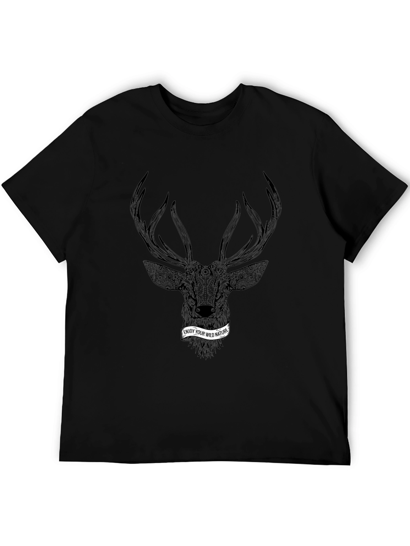 Deer Graphic Print T-Shirt