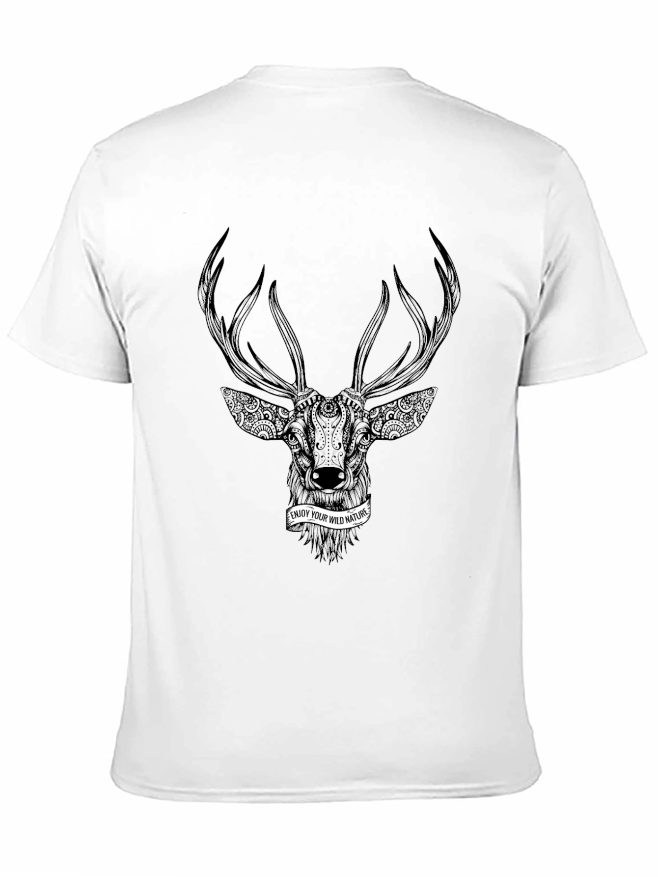 Deer Graphic Print T-Shirt