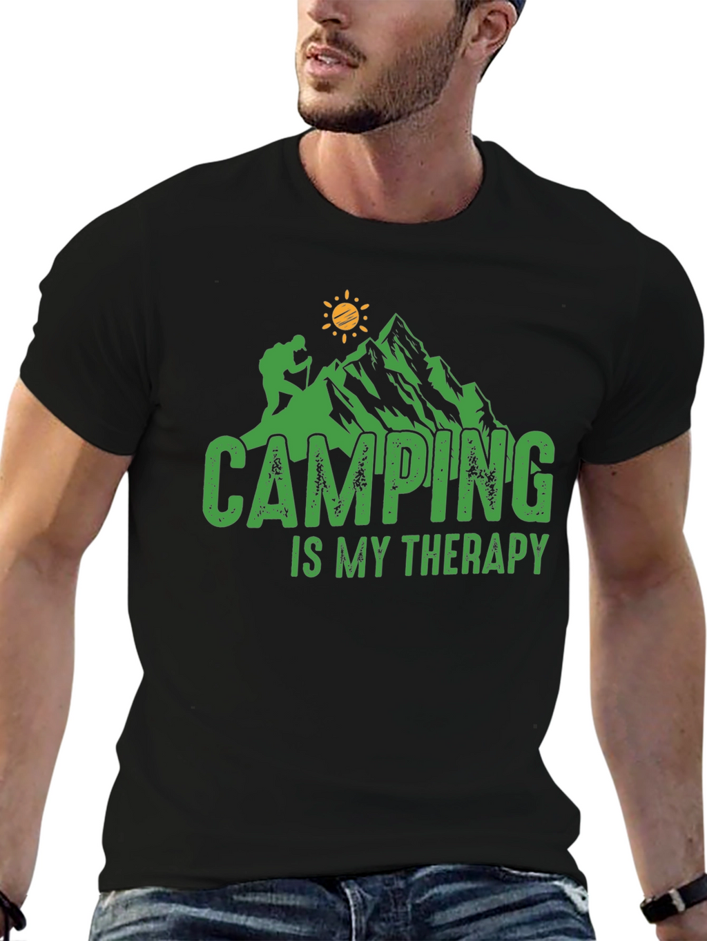 Camping is My Therapy T-Shirt | Adventure Tee