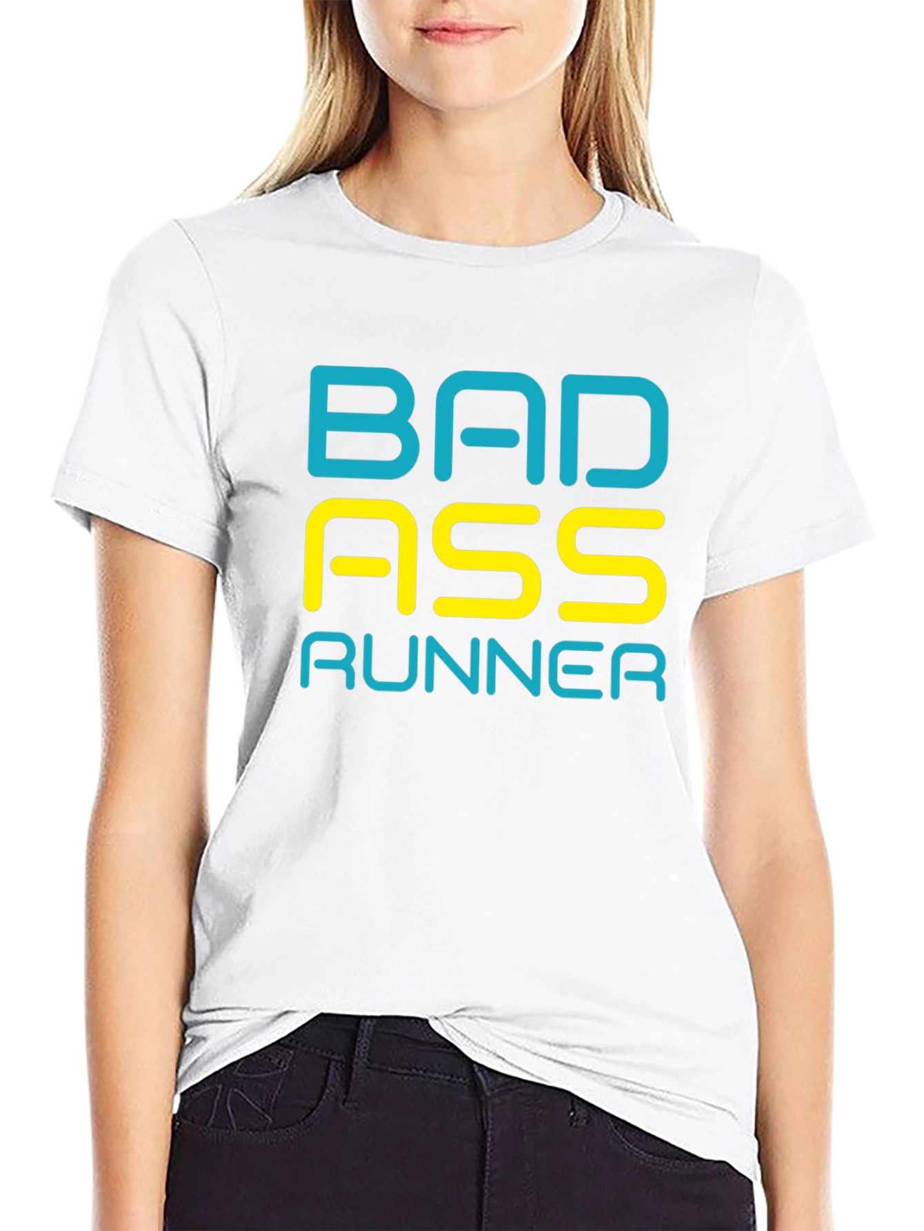 Badass Runner Graphic Tee - Cool Running Shirt