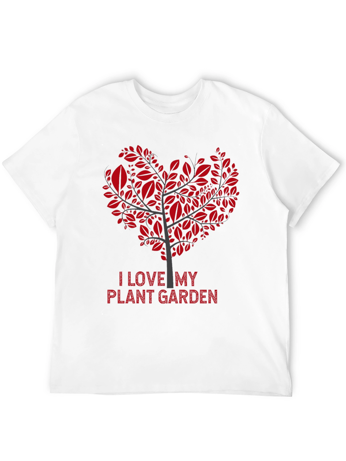 I Love My Plant Garden Heart Tree Graphic Tee
