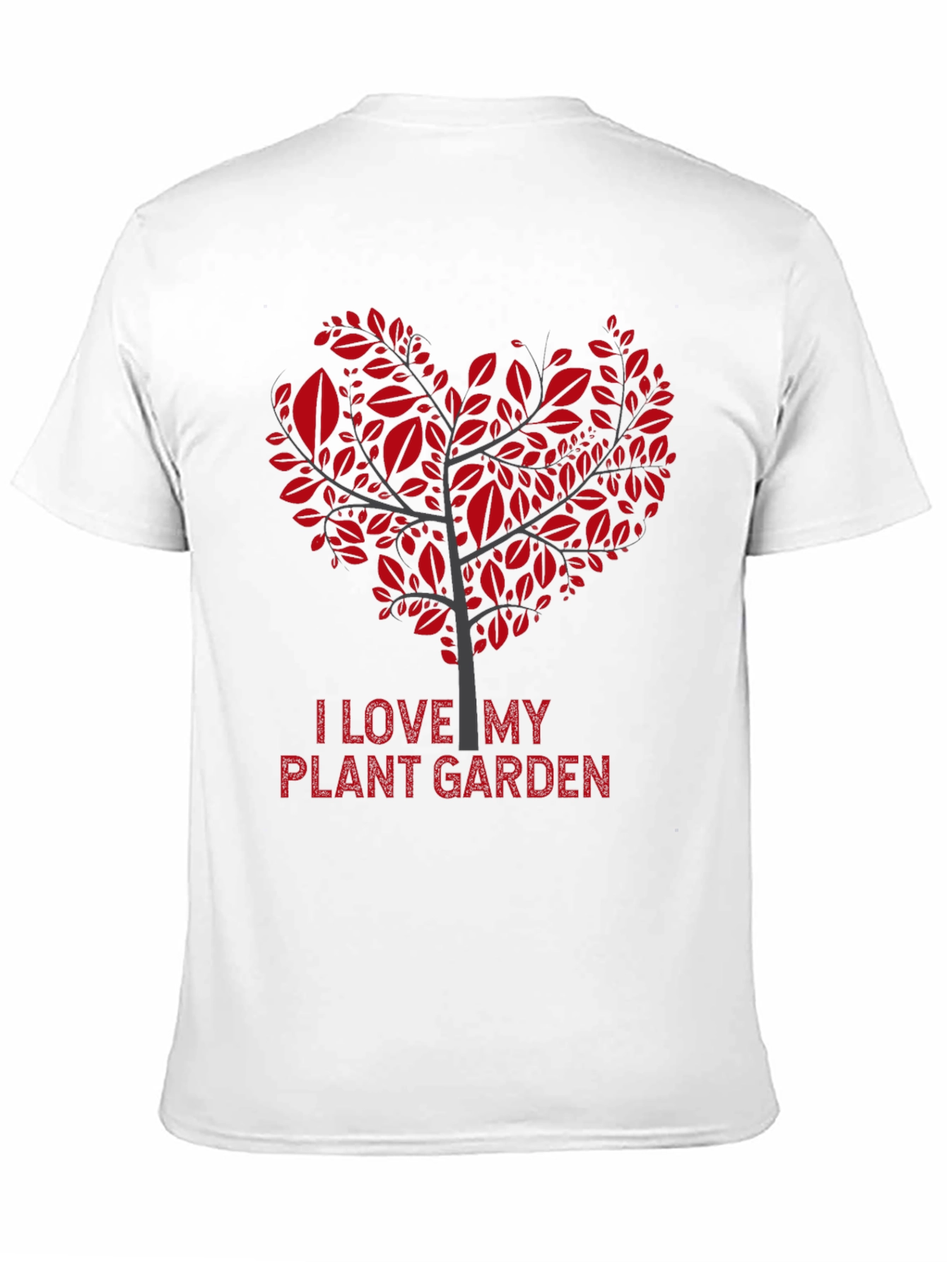 I Love My Plant Garden Heart Tree Graphic Tee