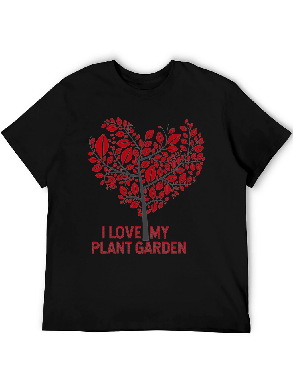 I Love My Plant Garden Heart Tree Graphic Tee