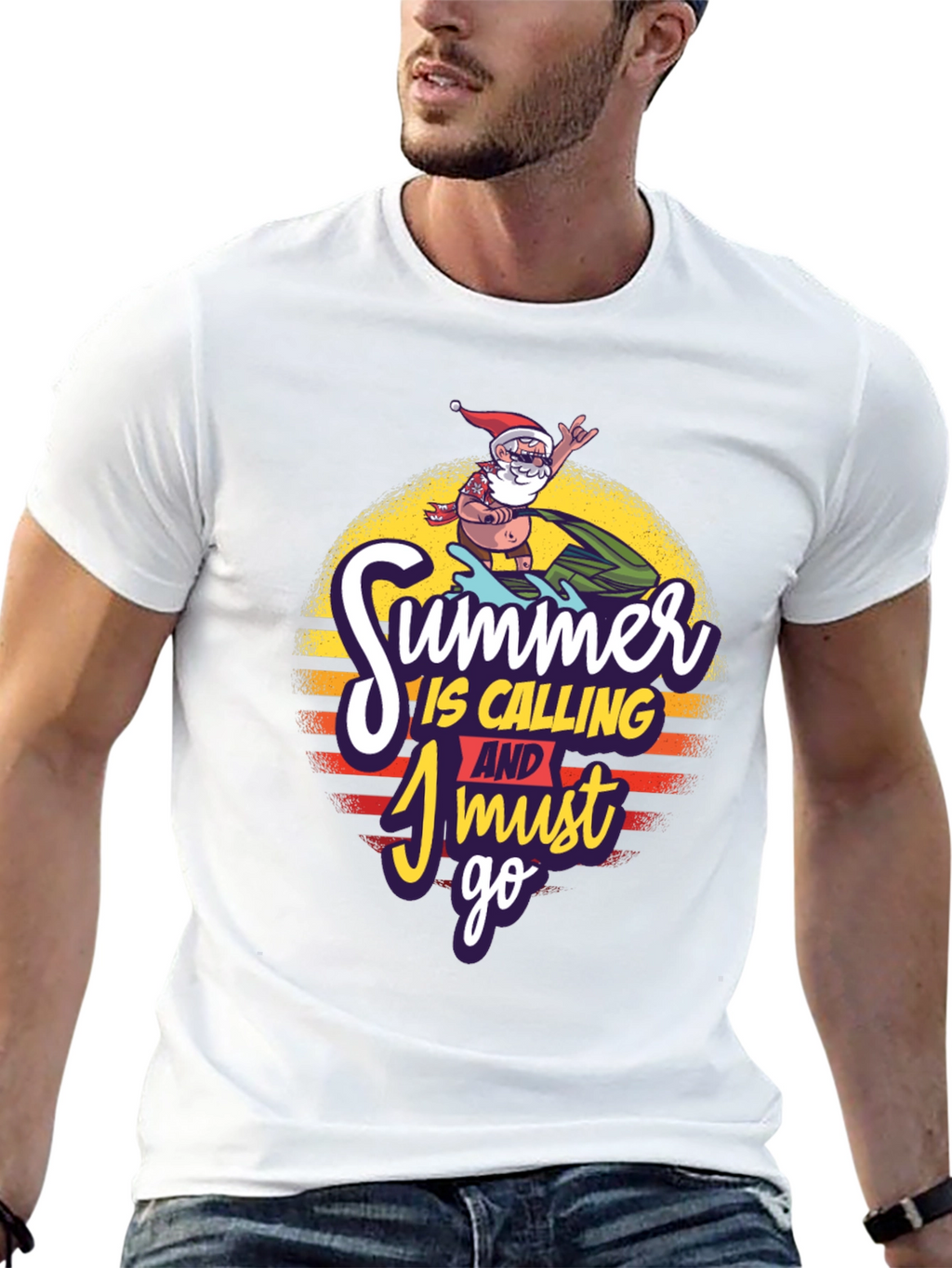 Summer Santa T-Shirt