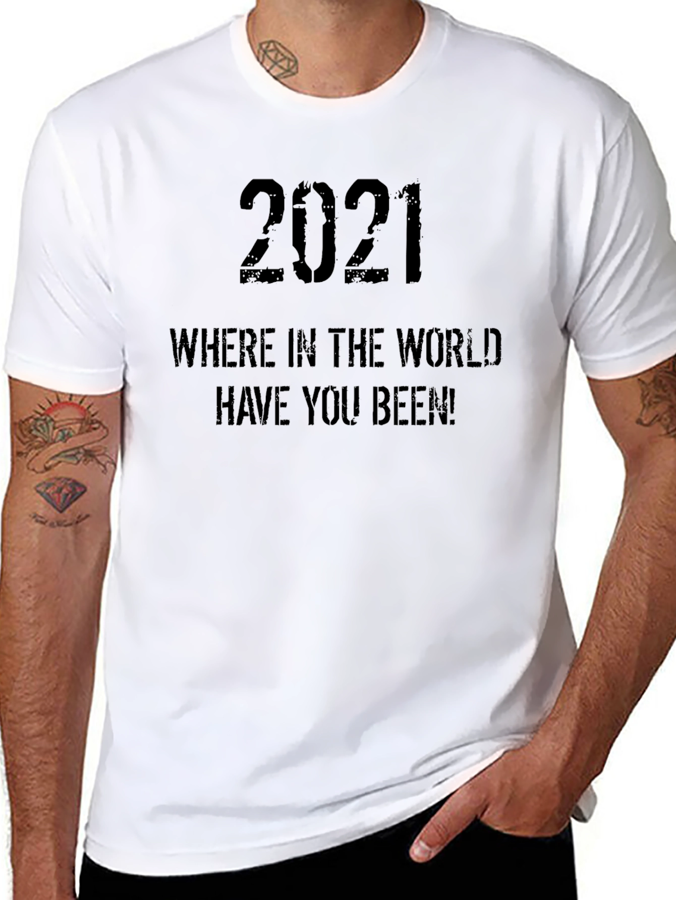 2021 Where In The World T-Shirt - Black