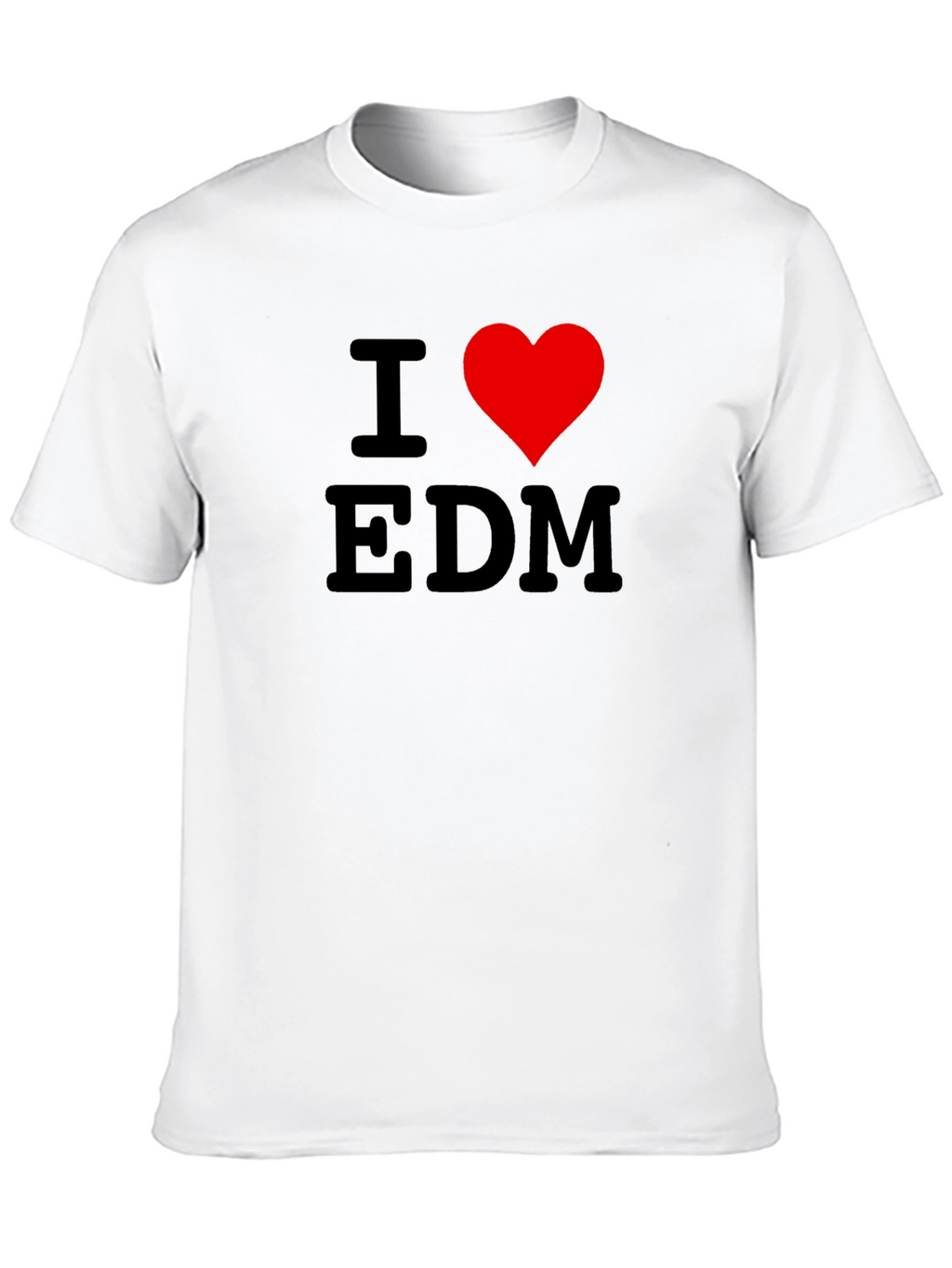 I Love EDM Black T-Shirt