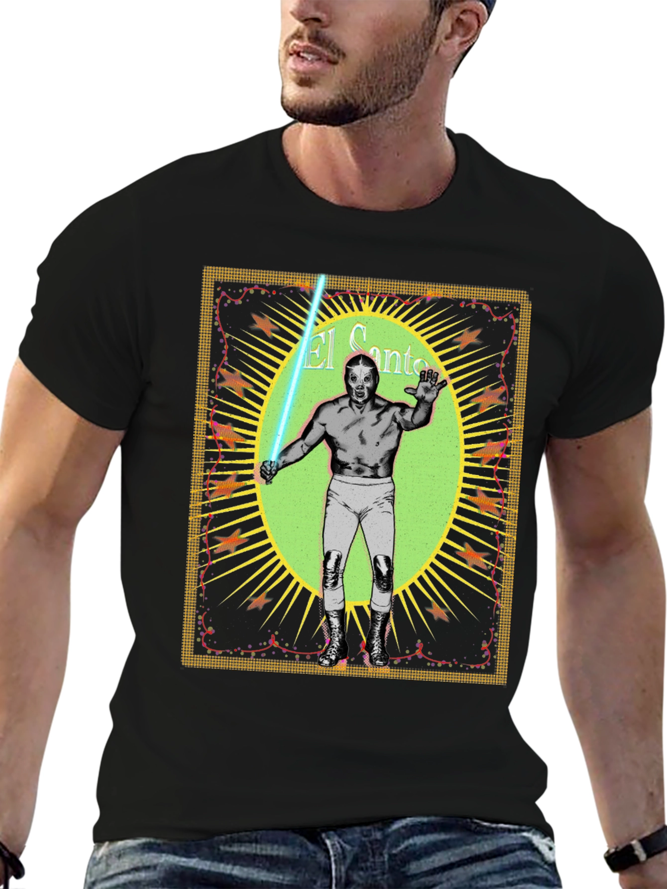 El Santo Wrestler T-Shirt
