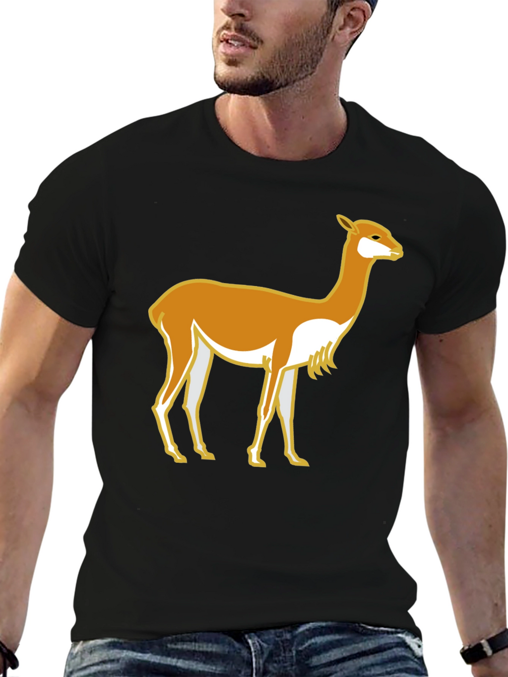 Llama Graphic T-Shirt - Casual Style
