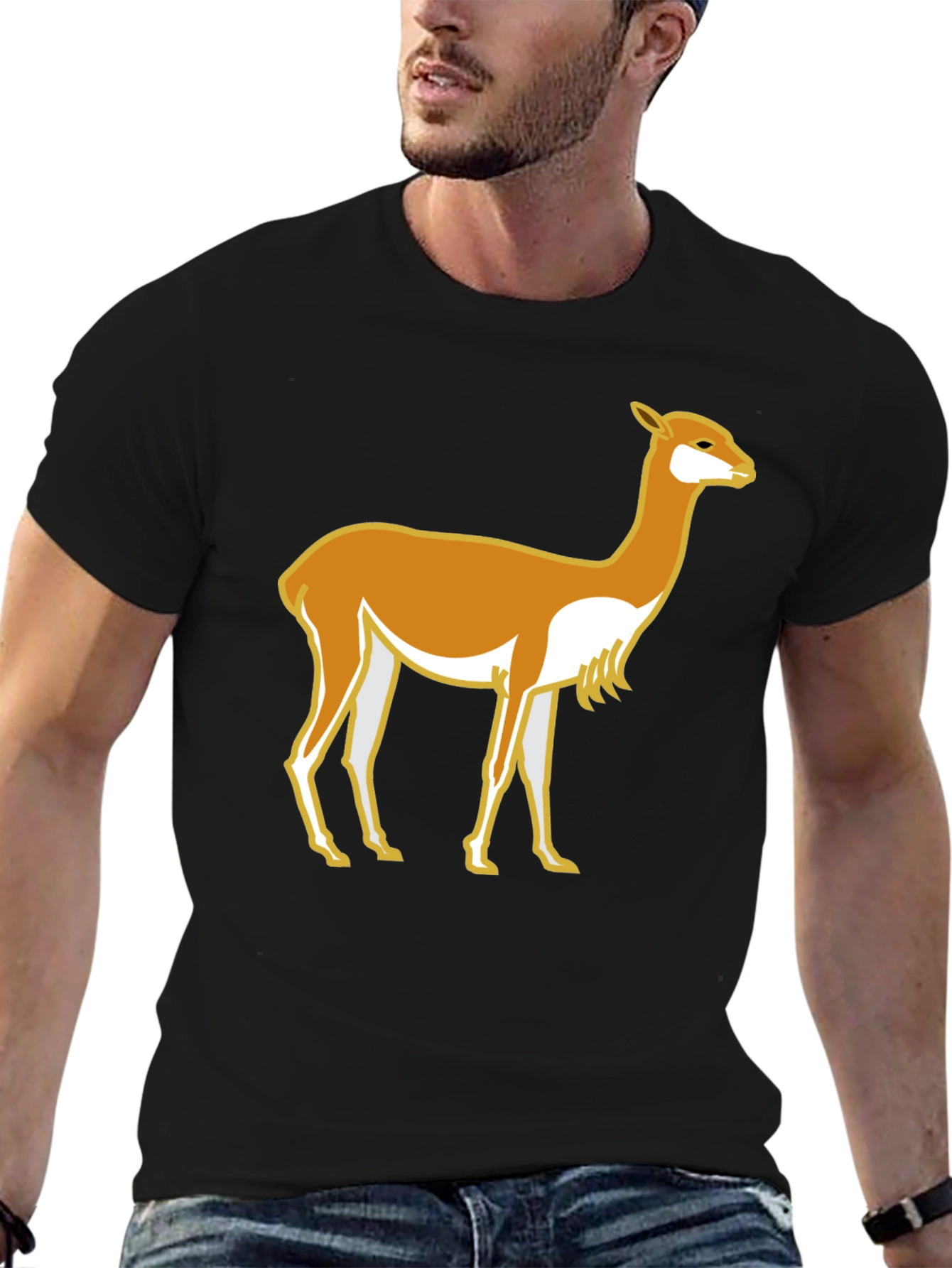 Llama Graphic T-Shirt - Casual Style