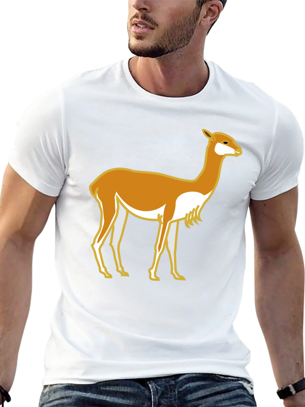 Llama Graphic T-Shirt - Casual Style