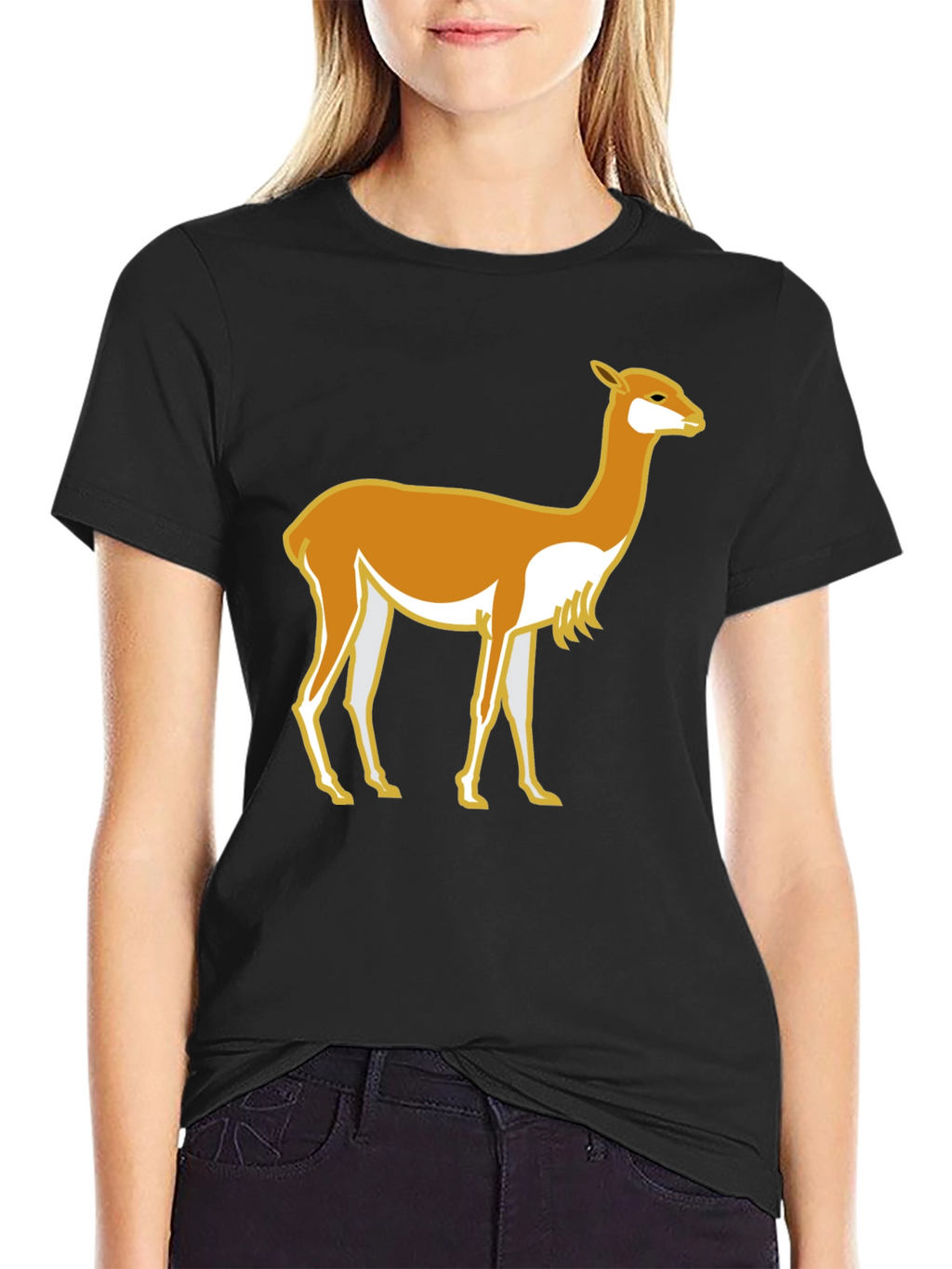 Llama Graphic T-Shirt - Casual Style