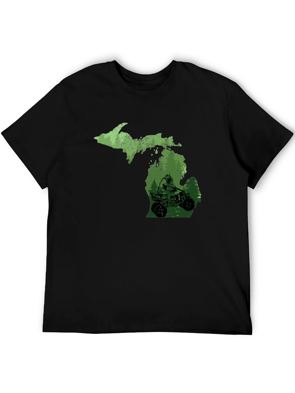 Michigan ATV T-Shirt - Black - Ride Michigan!