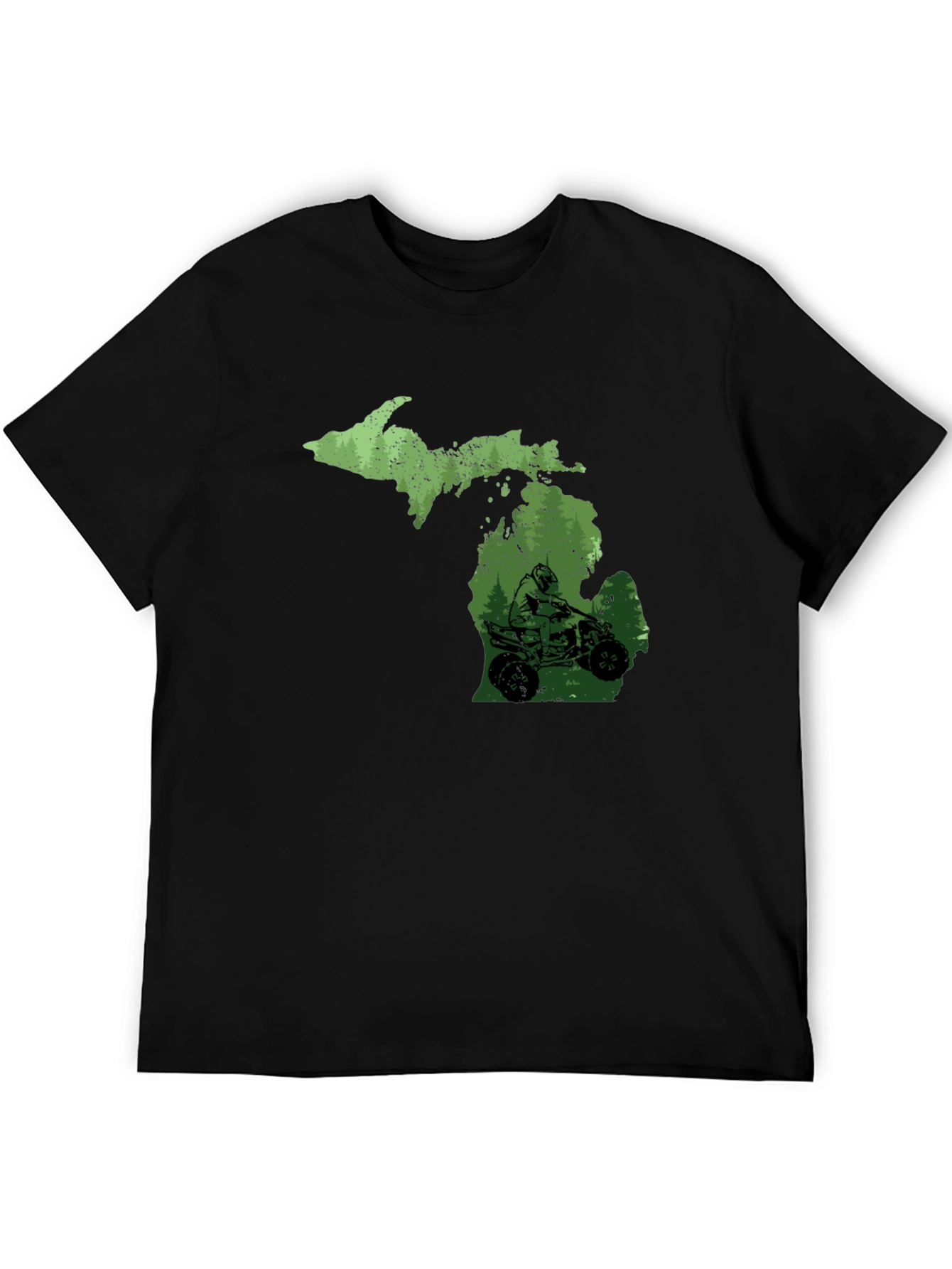 Michigan ATV T-Shirt - Black - Ride Michigan!