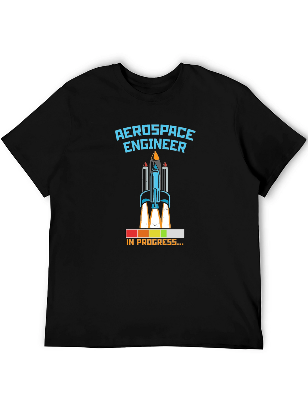 Aerospace Engineer Rocket Launch Mens T-Shirt