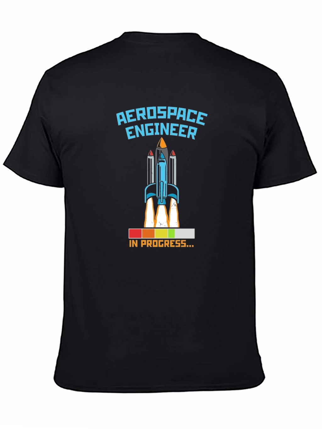 Aerospace Engineer Rocket Launch Mens T-Shirt
