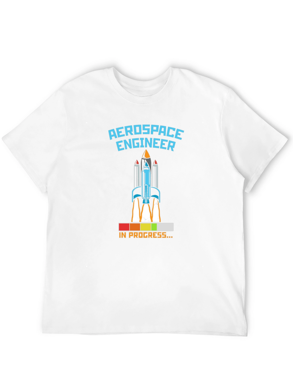 Aerospace Engineer Rocket Launch Mens T-Shirt