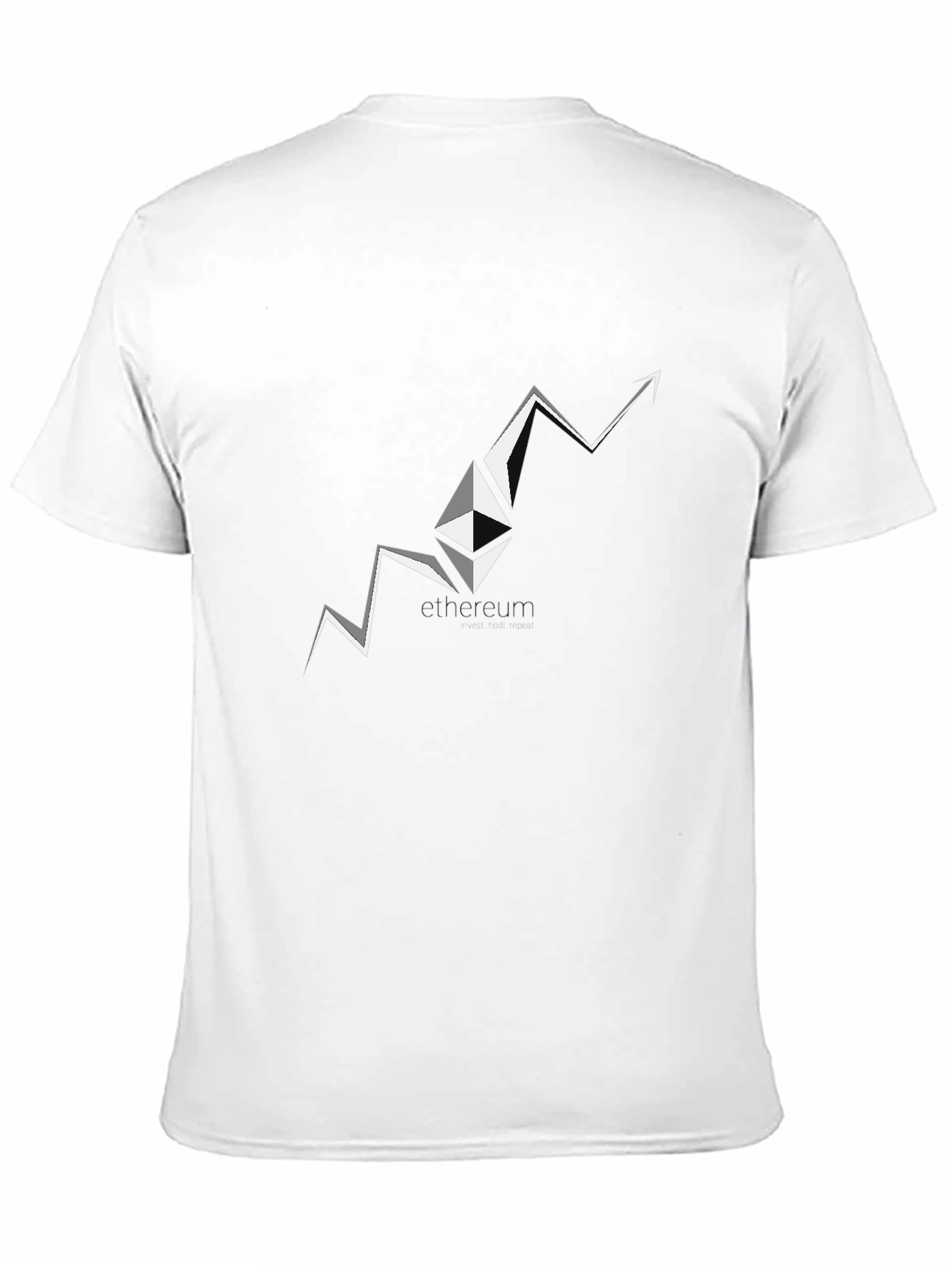 Ethereum Surge Black T-Shirt - Crypto Fashion