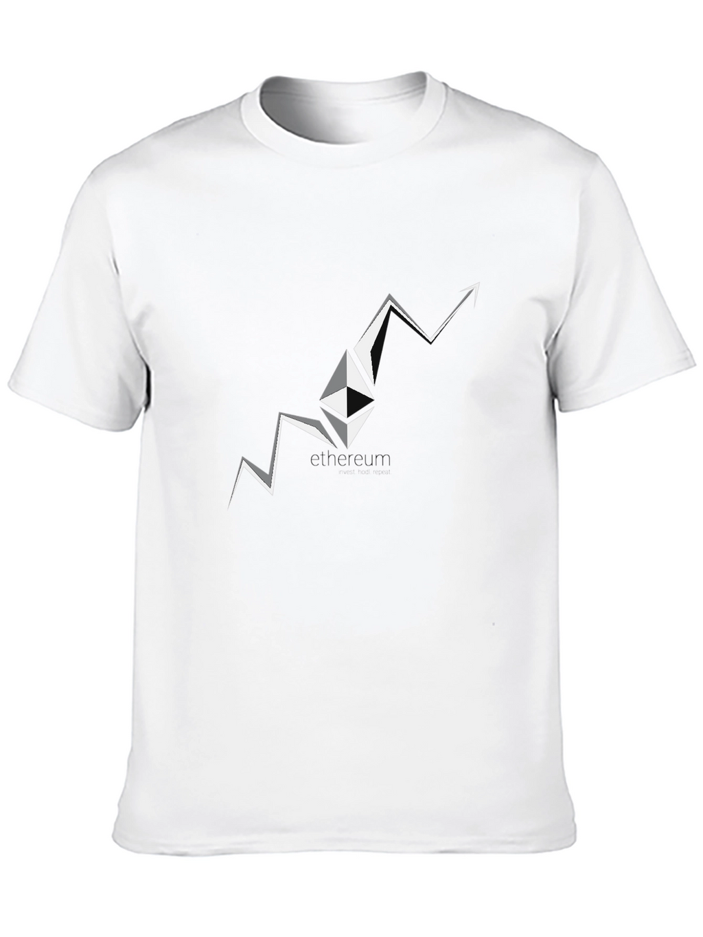 Ethereum Surge Black T-Shirt - Crypto Fashion